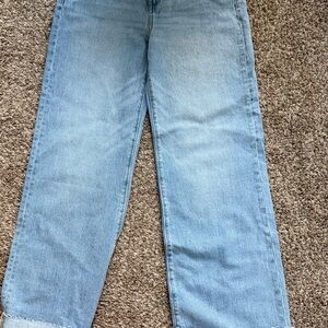 LOFT Light Blue Wide Leg High Rise - Size 27, Regular Fit